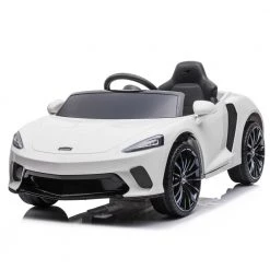 Elbil McLaren GT 12V4,5 AH , EVA Hjul, Hvid NORDIC PLAY Speed
