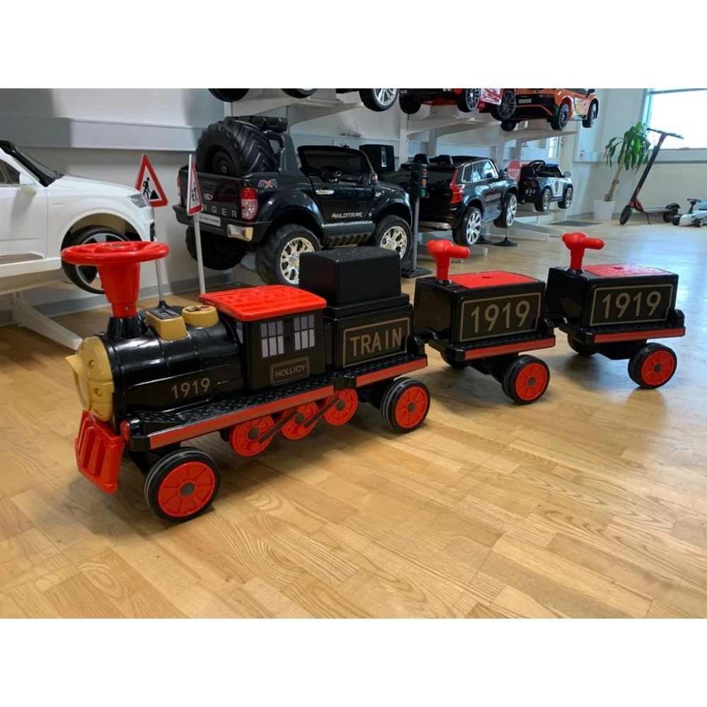 Azeno Train With Two Carriage 6950372 - Elbil 2 Azeno Train With Two Carriage 6950372 - Elbil - Billede 2