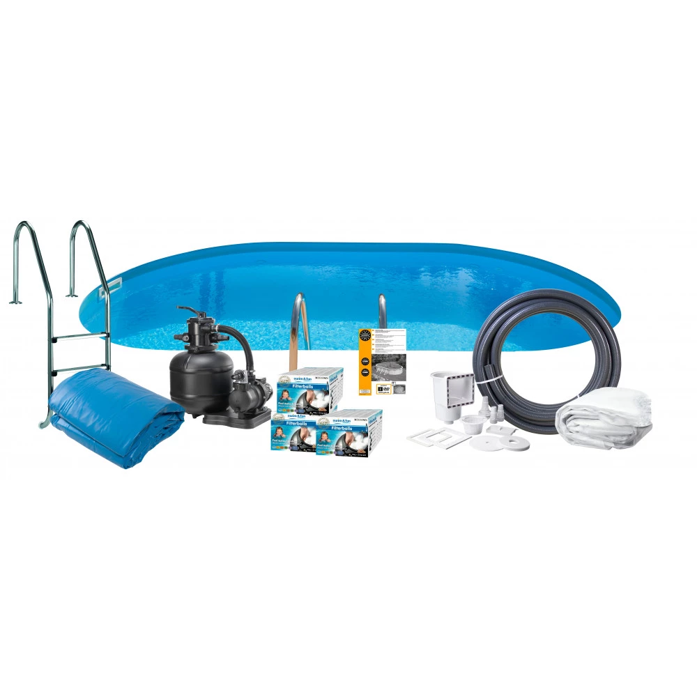 Swim & Fun Pool Basic InGround 150 800x400 Cm - 2784 1 Swim & Fun Pool Basic InGround 150 800x400 Cm - 2784