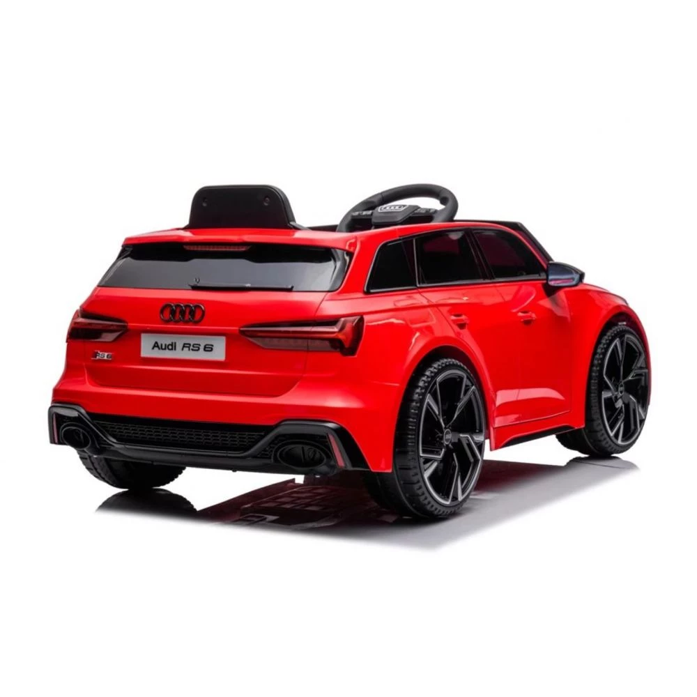 Audi RS6 Red Elbil License 2 Audi RS6 Red Elbil License - Billede 2