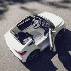 Elbil BMW GT 12V Med Gummihjul, NORDIC PLAY Speed Hvid - 805-749