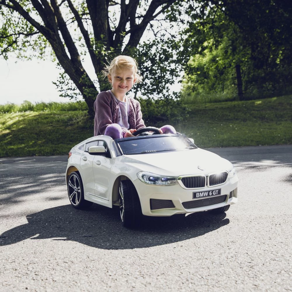 Elbil BMW GT 12V Med Gummihjul, NORDIC PLAY Speed Hvid - 805-749 2 Elbil BMW GT 12V Med Gummihjul, NORDIC PLAY Speed Hvid - 805-749 - Billede 2