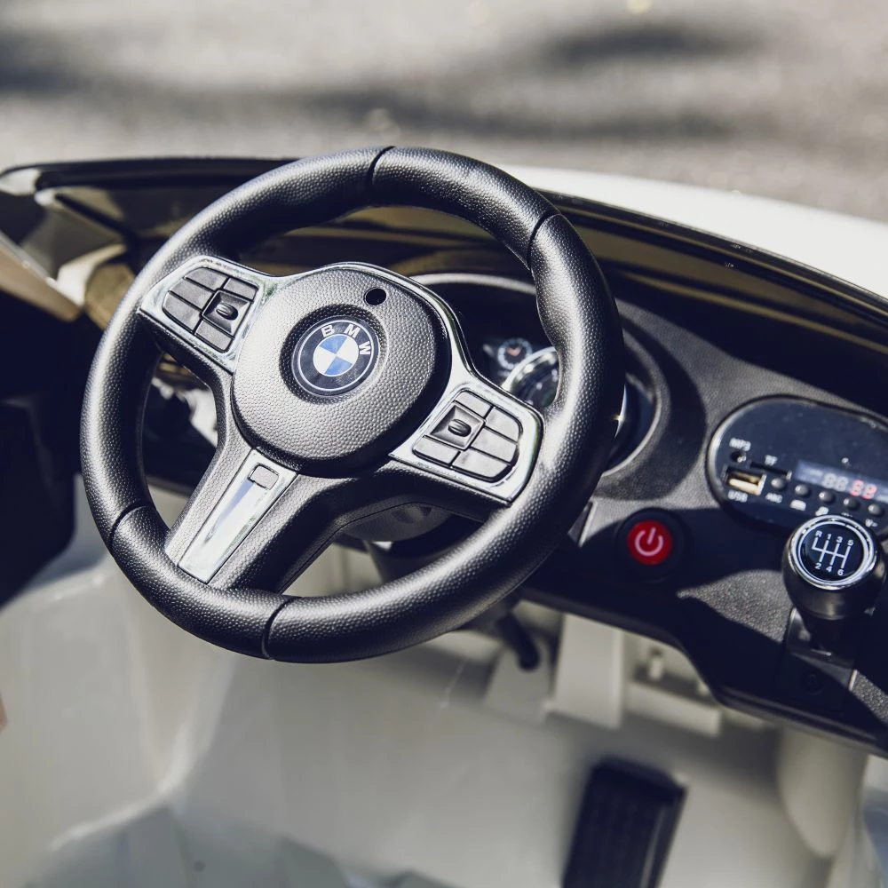 Elbil BMW GT 12V Med Gummihjul, NORDIC PLAY Speed Hvid - 805-749 3 Elbil BMW GT 12V Med Gummihjul, NORDIC PLAY Speed Hvid - 805-749 - Billede 3