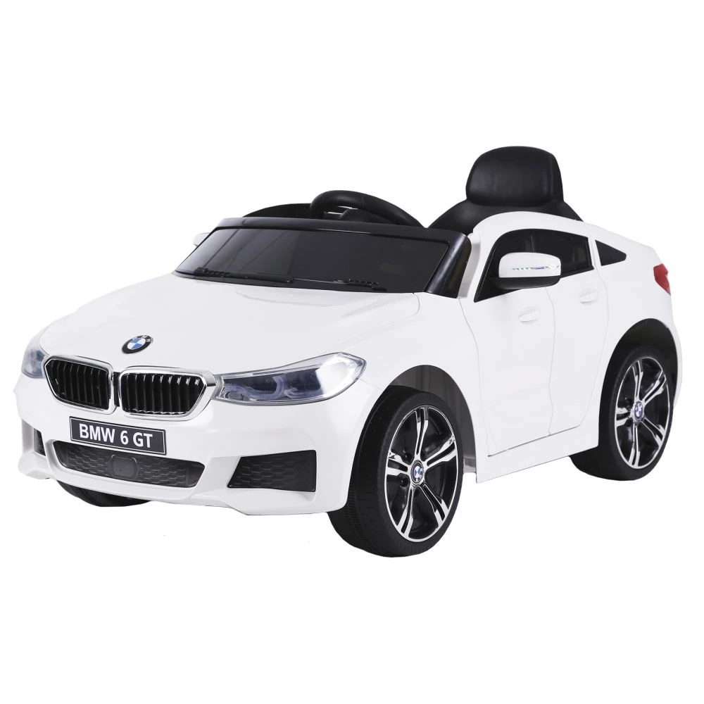 Elbil BMW GT 12V Med Gummihjul, NORDIC PLAY Speed Hvid - 805-749 4 Elbil BMW GT 12V Med Gummihjul, NORDIC PLAY Speed Hvid - 805-749 - Billede 4