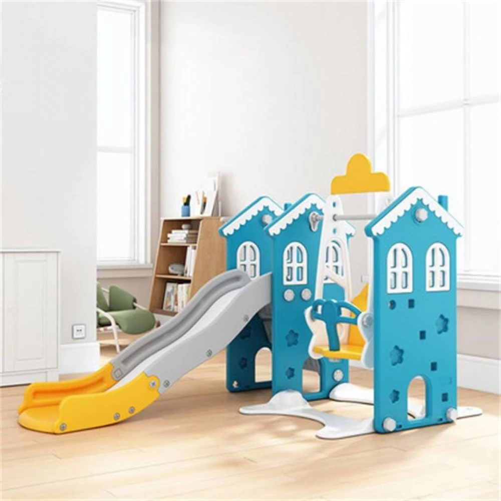 Elite Toys Kids Zone Hus With Swing And Slide 2 Elite Toys Kids Zone Hus With Swing And Slide - Billede 2