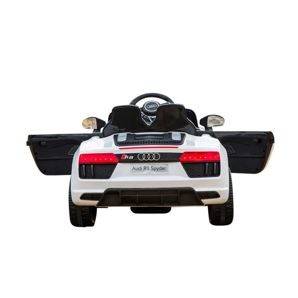 Audi R8 White Elbil License 1 Audi R8 White Elbil License
