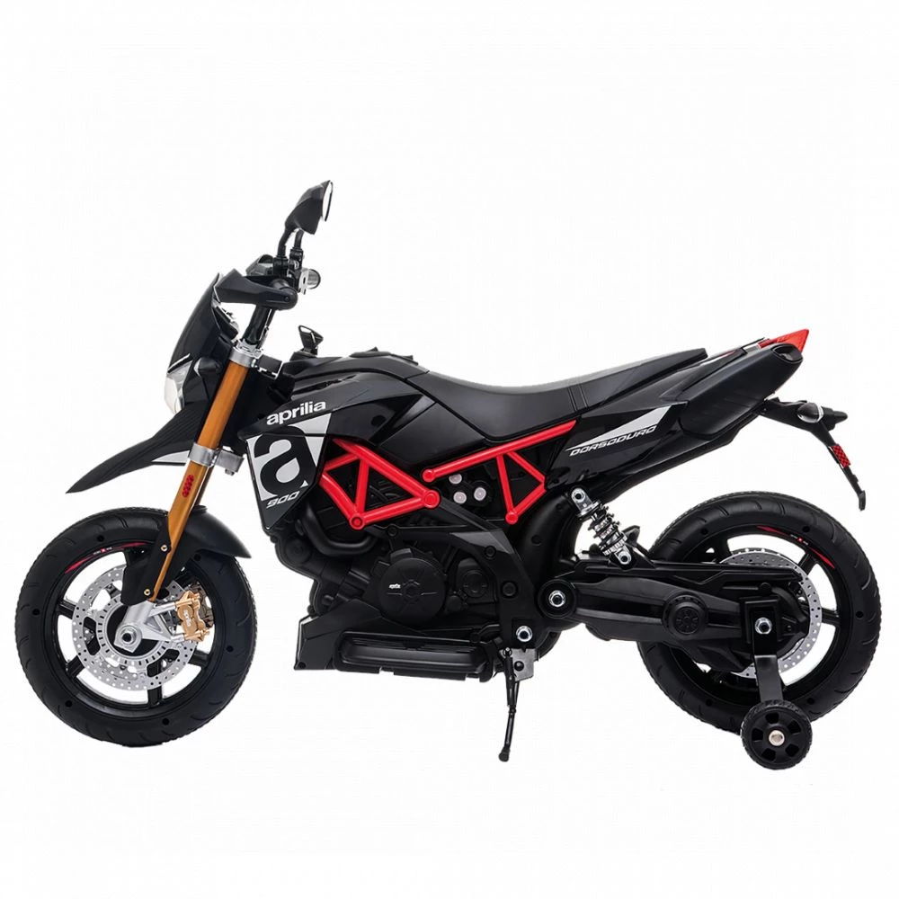 Elmotorcykel Aprilia Dorsoduro 900 12V, NORDIC PLAY Speed Sort - 805-757 9 Elmotorcykel Aprilia Dorsoduro 900 12V, NORDIC PLAY Speed Sort - 805-757 - Billede 9
