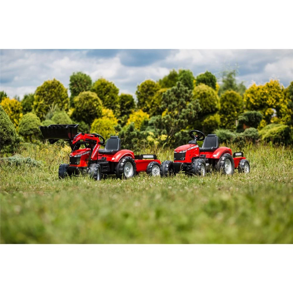 FALK Massey Ferguson Traktor Med Vogn 6 FALK Massey Ferguson Traktor Med Vogn - Billede 6