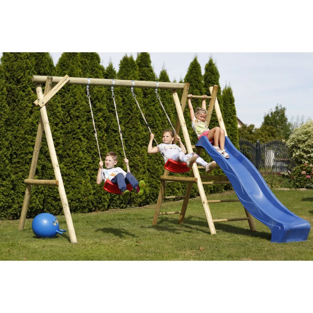 Nordic Play Gyngestativ M/platform, U/gynge Og Beslag 1 Nordic Play Gyngestativ M/platform, U/gynge Og Beslag