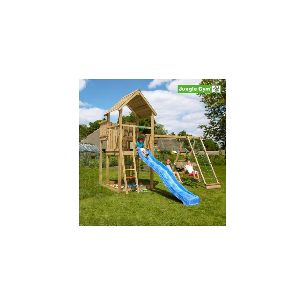 Jungle Gym Palace Legetårn Komplet Inkl. Climb Module Xtra Ekskl. Rutschebane - 804-276CB 2 Jungle Gym Palace Legetårn Komplet Inkl. Climb Module Xtra Ekskl. Rutschebane - 804-276CB - Billede 2