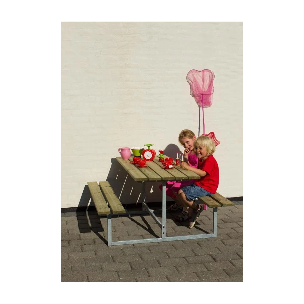 Plus A/S Plus Basic Børnesæt Bord-bænkesæt Trykimprægneret 185800-1 1 Plus A/S Plus Basic Børnesæt Bord-bænkesæt Trykimprægneret 185800-1