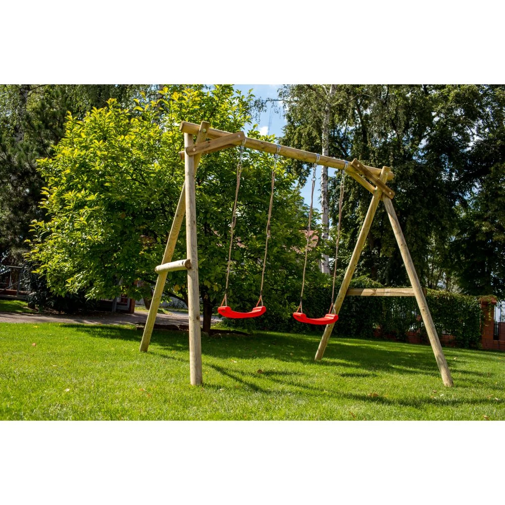 Nordic Play Gyngestativ, M/beslag Og Gynger 1 Nordic Play Gyngestativ, M/beslag Og Gynger