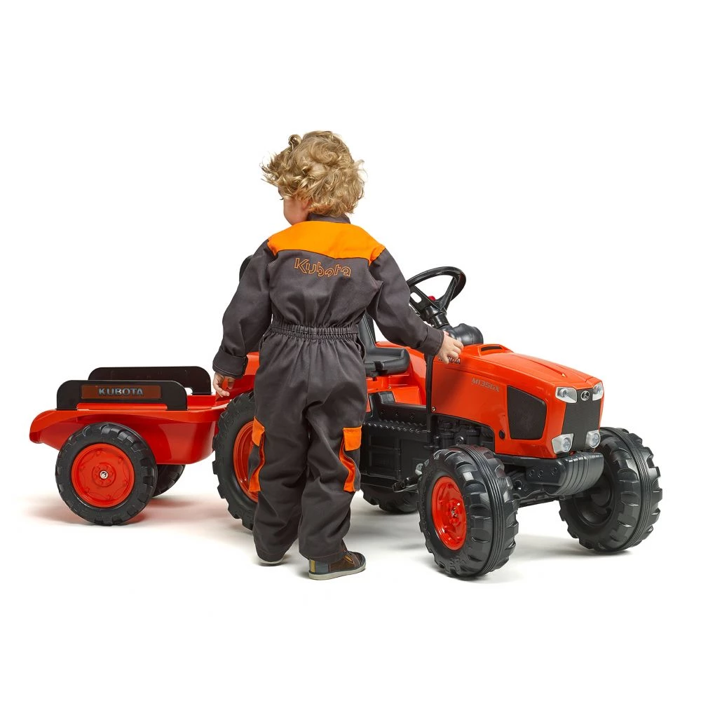 FALK Kubota Traktor Med Vogn 808-131 3 FALK Kubota Traktor Med Vogn 808-131 - Billede 3