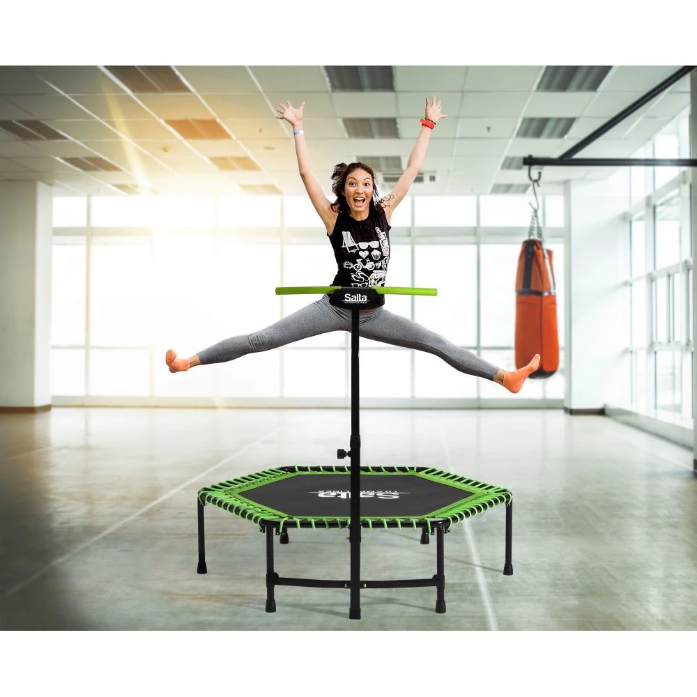 Salta Trampolin Fitness Med Håndtag, Grøn - 805-555 1 Salta Trampolin Fitness Med Håndtag, Grøn - 805-555