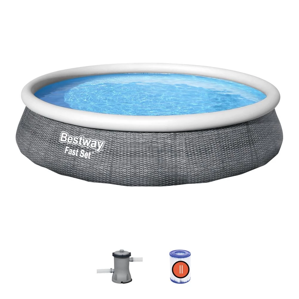 Bestway Pool Fast Set Ø396 X 84 Cm 1 Bestway Pool Fast Set Ø396 X 84 Cm
