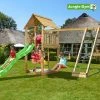 Jungle Gym Cabin Legetårn Komplet Inkl. Climb Module Xtra Og Rutschebane - 804-283CX