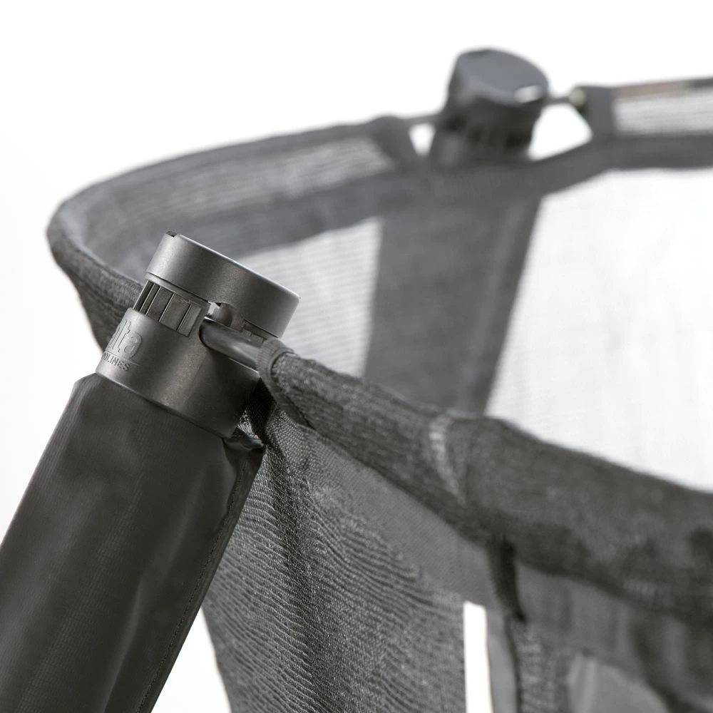 Salta Trampolin First Class Rektangulær 366x214 Cm, Sort Inkl. Stige & Sikkerhedsnet - 805-825 2 Salta Trampolin First Class Rektangulær 366x214 Cm, Sort Inkl. Stige & Sikkerhedsnet - 805-825 - Billede 2