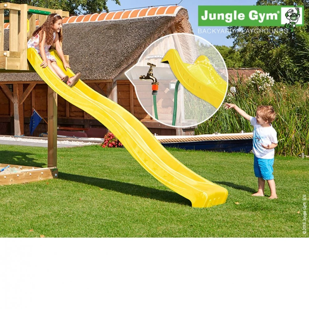 Jungle Gym Rutschebane Gul 2,65 Meter 1 Jungle Gym Rutschebane Gul 2,65 Meter