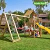 Jungle Gym Cubby Legetårn Komplet Inkl. Climb Module Xtra Ekskl. Rutschebane - 804-269CB