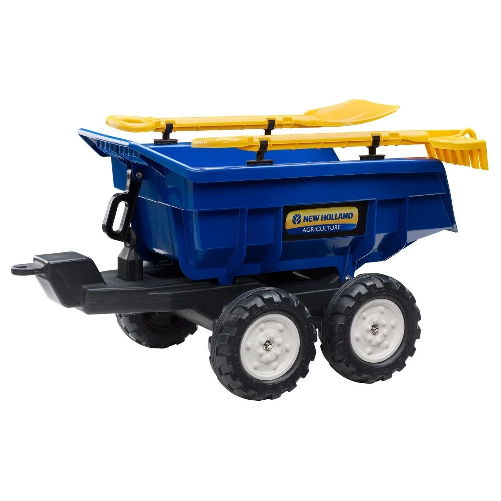FALK New Holland Vogn Med Tiplad, Rive Og Skovl 1 FALK New Holland Vogn Med Tiplad, Rive Og Skovl
