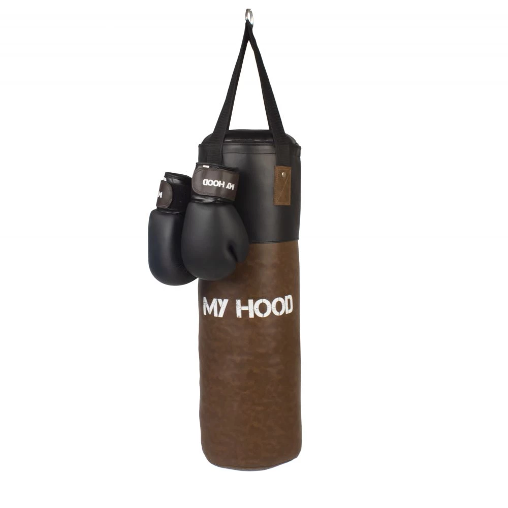 My Hood Retro Boksesæk Med Handsker 15 Kg 2 My Hood Retro Boksesæk Med Handsker 15 Kg - Billede 2