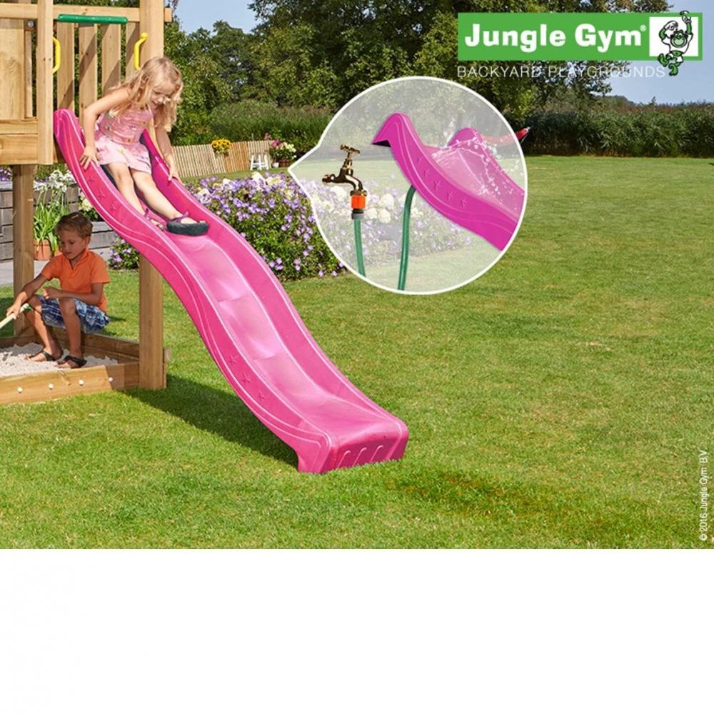 Jungle Gym Rutschebane Violet 2,20 Meter 1 Jungle Gym Rutschebane Violet 2,20 Meter
