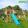 Jungle Gym Chalet Legetårn Komplet Inkl. Swing Module Xtra Og Rutschebane - 804-271SX