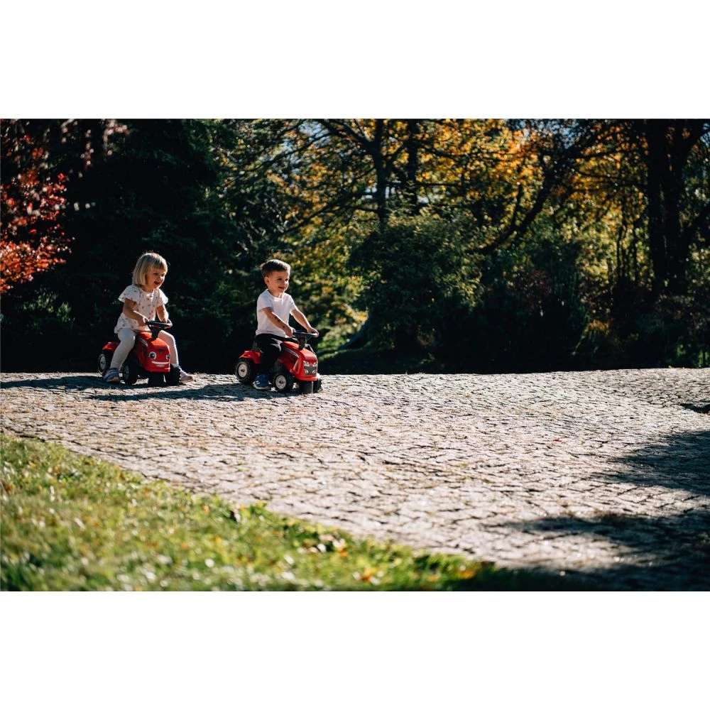 FALK Baby Massey Ferguson Ride-on Traktor M. Trailer, Rive Og Skovl 4 FALK Baby Massey Ferguson Ride-on Traktor M. Trailer, Rive Og Skovl - Billede 4