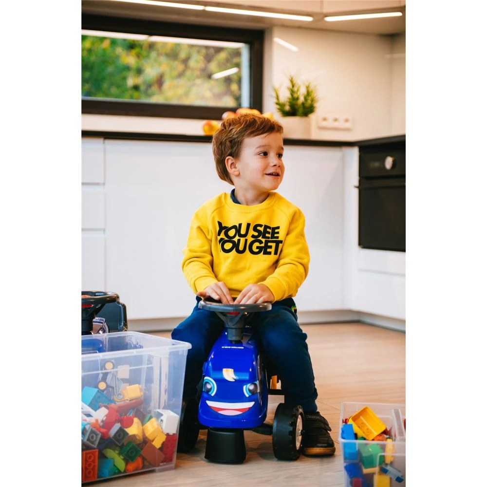 FALK Baby New Holland Ride-on Traktor Med Trailer, Rive Og Skovl 4 FALK Baby New Holland Ride-on Traktor Med Trailer, Rive Og Skovl - Billede 4