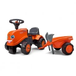 FALK Baby Kubota Ride-on Traktor Med Trailer, Rive Og Skovl 14 FALK Baby Kubota Ride-on Traktor Med Trailer, Rive Og Skovl -Billig svømmepøl butik unnamed file 2361