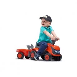 FALK Baby Kubota Ride-on Traktor Med Trailer, Rive Og Skovl 15 FALK Baby Kubota Ride-on Traktor Med Trailer, Rive Og Skovl -Billig svømmepøl butik unnamed file 2362