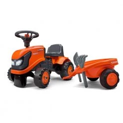 FALK Baby Kubota Ride-on Traktor Med Trailer, Rive Og Skovl 18 FALK Baby Kubota Ride-on Traktor Med Trailer, Rive Og Skovl -Billig svømmepøl butik unnamed file 2365