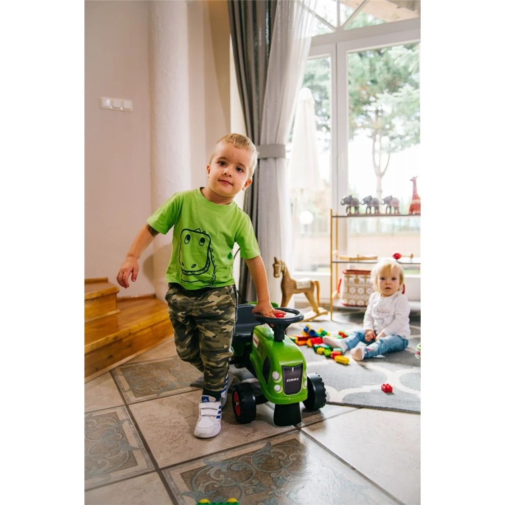 FALK Baby Claas Ride-on Traktor Med Trailer, Rive Og Skovl 5 FALK Baby Claas Ride-on Traktor Med Trailer, Rive Og Skovl - Billede 5