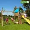 Jungle Gym Villa Legetårn Komplet Inkl. Swing Module Xtra Og Rutschebane - 804-285SX