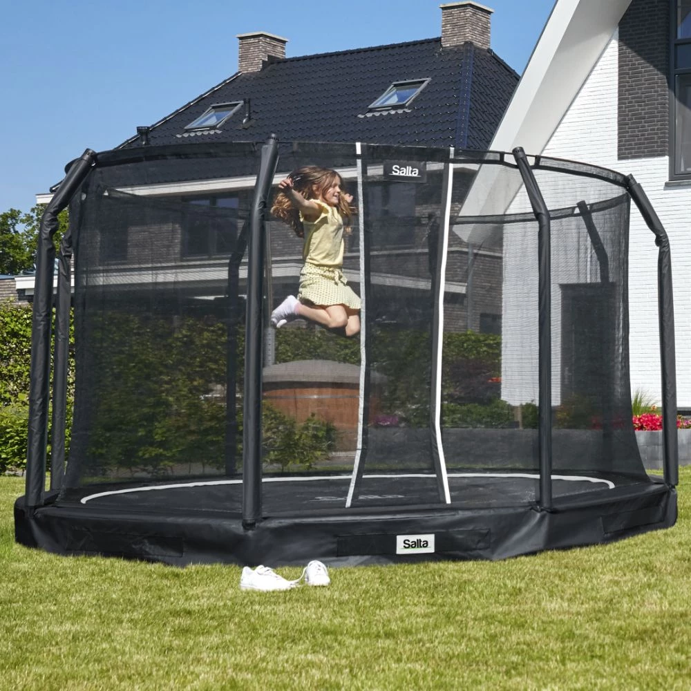 Salta Trampolin Premium Ground Ø366 Cm Inkl. Sikkerhedsnet 3 Salta Trampolin Premium Ground Ø366 Cm Inkl. Sikkerhedsnet - Billede 3
