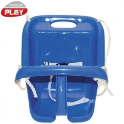 Nordic Play Babygynge M/høj Ryg Blå M/reb