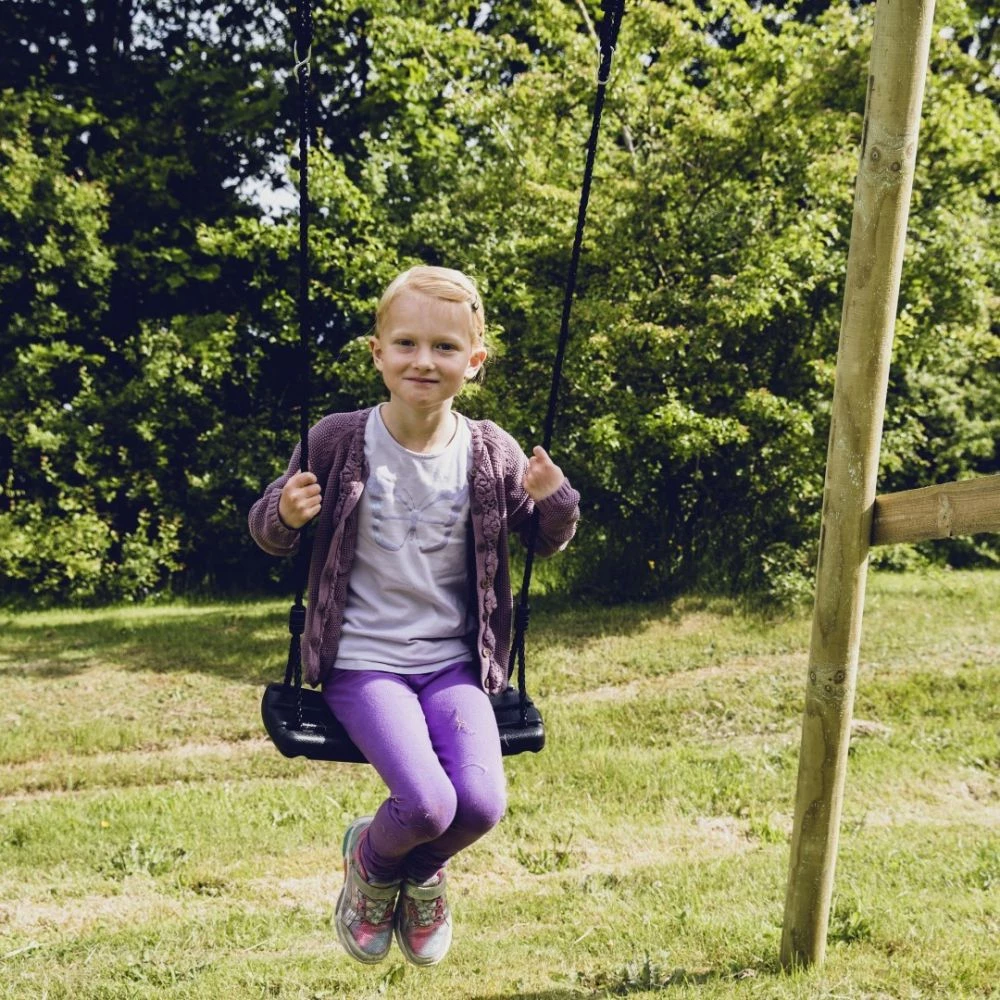 NORDIC PLAY Gyngesæde, Sort Med Sort Reb - 805-462 3 NORDIC PLAY Gyngesæde, Sort Med Sort Reb - 805-462 - Billede 3