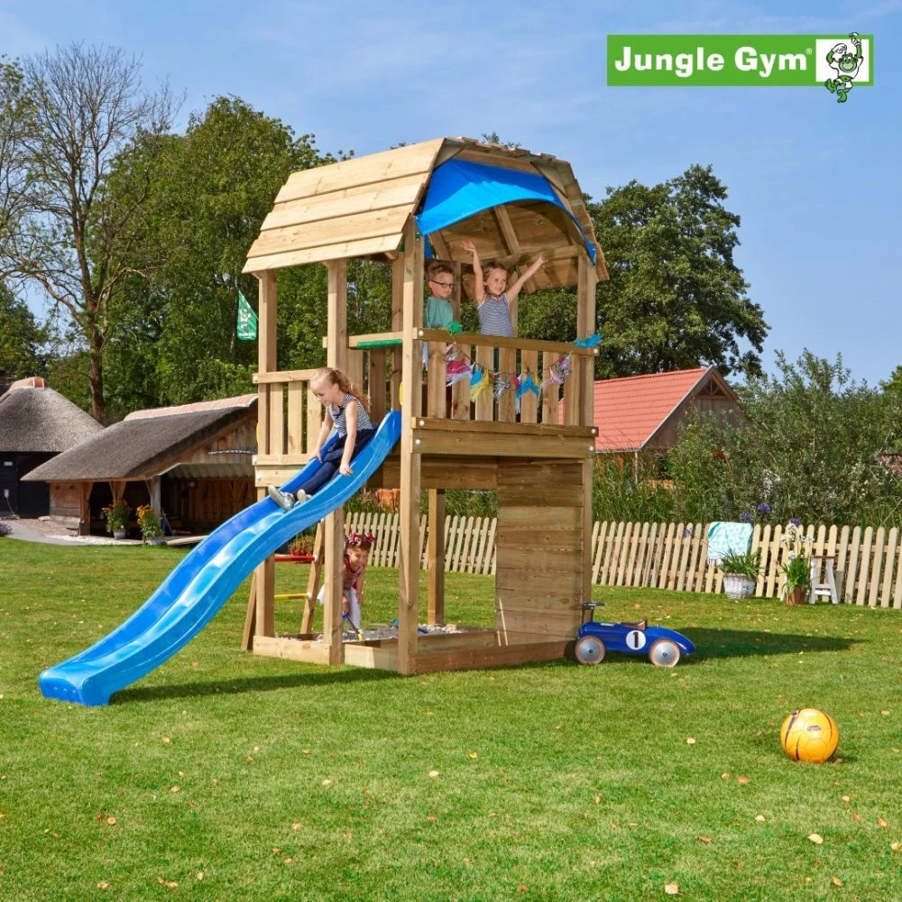 Jungle Gym Barn Legetårn Komplet Ekskl. Rutschebane - 804-287B 1 Jungle Gym Barn Legetårn Komplet Ekskl. Rutschebane - 804-287B