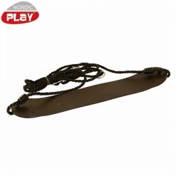 NORDIC PLAY Blød Gynge, Sort Med Sort Reb - 805-460