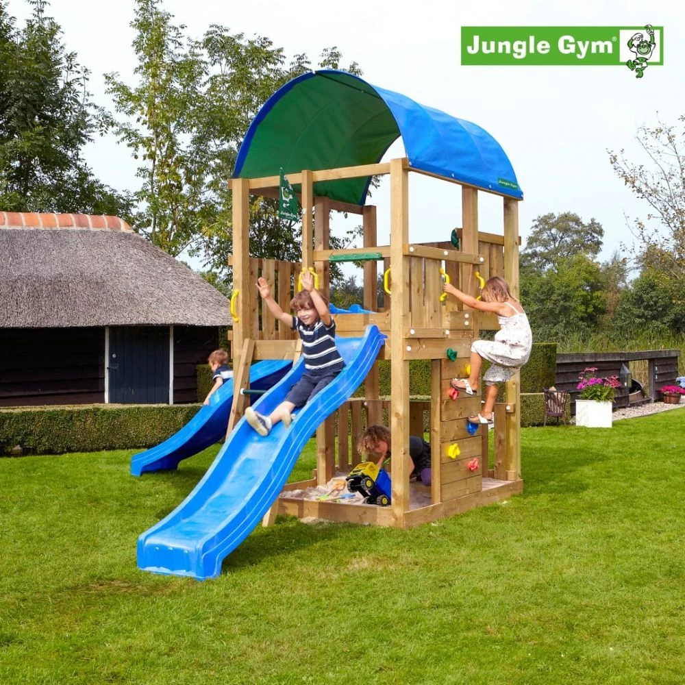 Jungle Gym Farm Legetårn Komplet Ekskl. Rutschebane - 804-272B 1 Jungle Gym Farm Legetårn Komplet Ekskl. Rutschebane - 804-272B