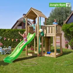 Jungle Gym Mansion Legetårn Komplet Inkl. Rutschebane - 804-267