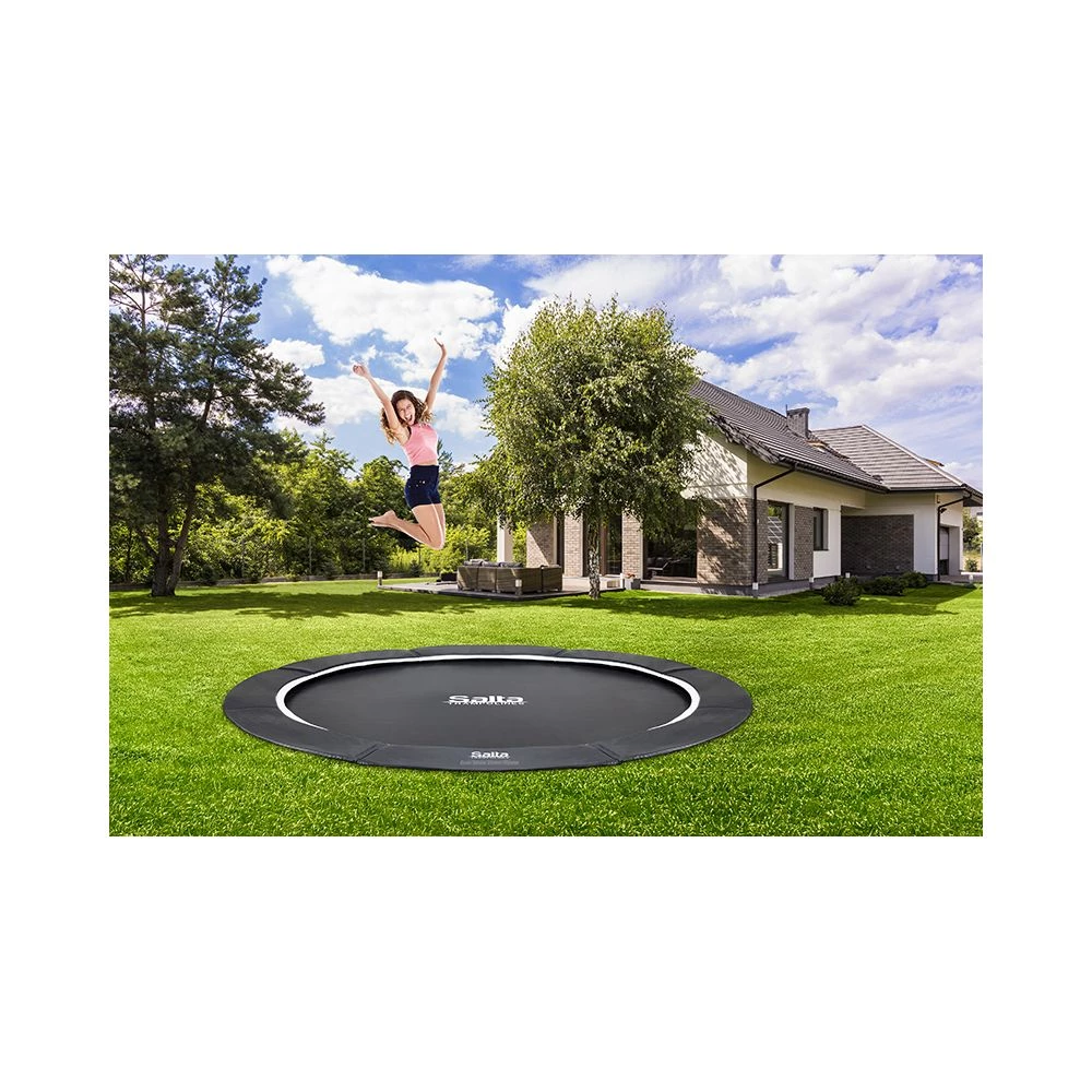 Salta Trampolin Royal Baseground Sport Ø427 Cm, Sort - 805-595 1 Salta Trampolin Royal Baseground Sport Ø427 Cm, Sort - 805-595