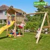 Jungle Gym Cottage Legetårn Komplet Inkl. Swing Module Xtra Ekskl. Rutschebane - 804-270SB