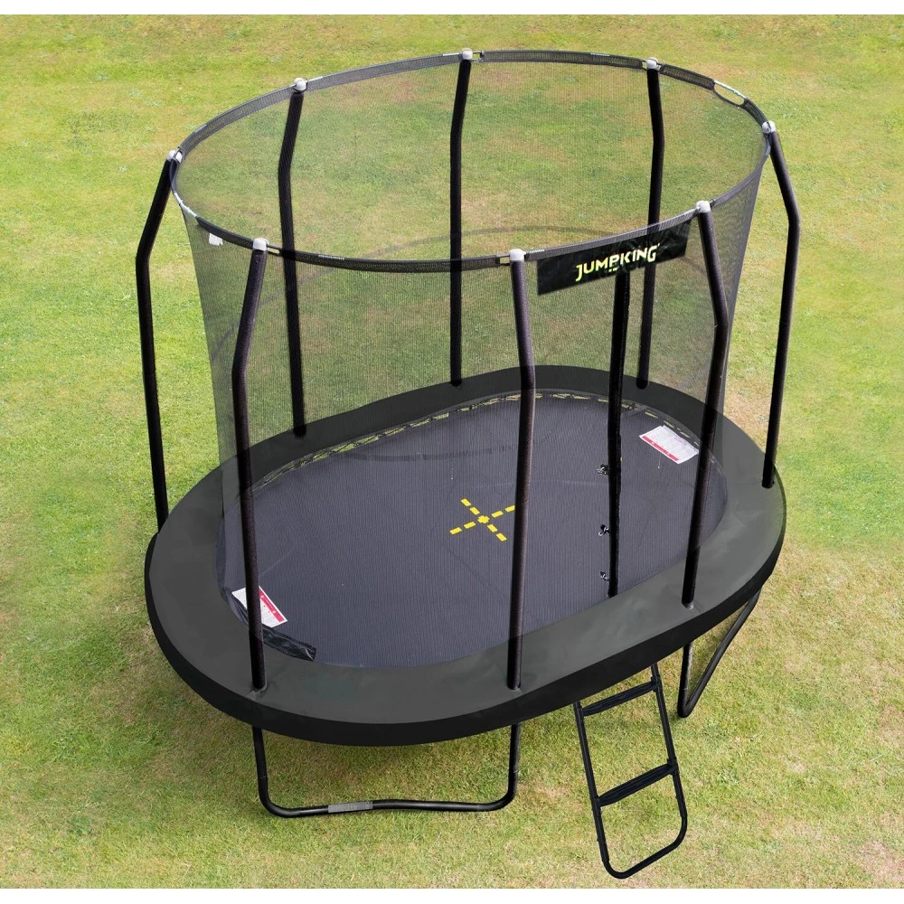 Jumpking Trampolin Oval Black - 350 X 244 Cm 1 Jumpking Trampolin Oval Black - 350 X 244 Cm