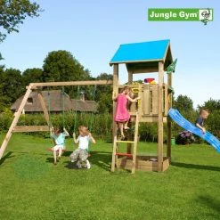 Jungle Gym Junlge Gym Castle Legetårn Komplet Inkl. Swing Module Xtra Ekskl. Rutschebane - 804-280SB
