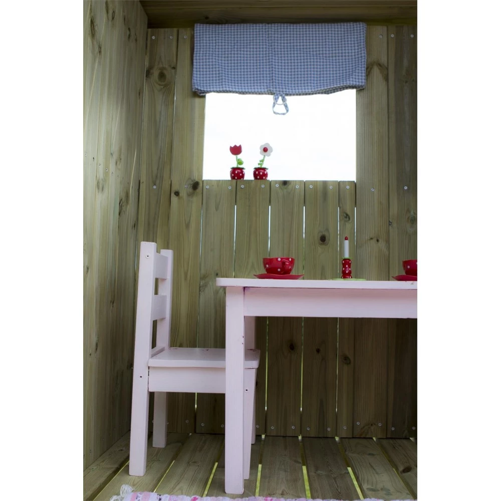 Plus A/S Plus Play Legetårn M/skråt Tag Trykimprægneret Inkl. Gyngestativ 185280-1 4 Plus A/S Plus Play Legetårn M/skråt Tag Trykimprægneret Inkl. Gyngestativ 185280-1 - Billede 4