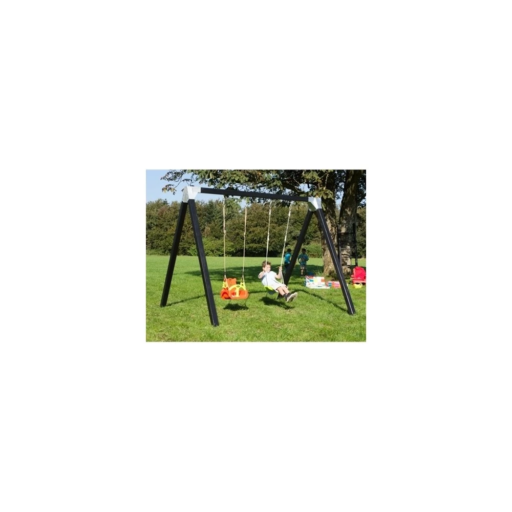 Plus A/S Plus Gyngestativ Ekskl. Gynger Og Karabinhager - Sortgrundet 18519-15 2 Plus A/S Plus Gyngestativ Ekskl. Gynger Og Karabinhager - Sortgrundet 18519-15 - Billede 2