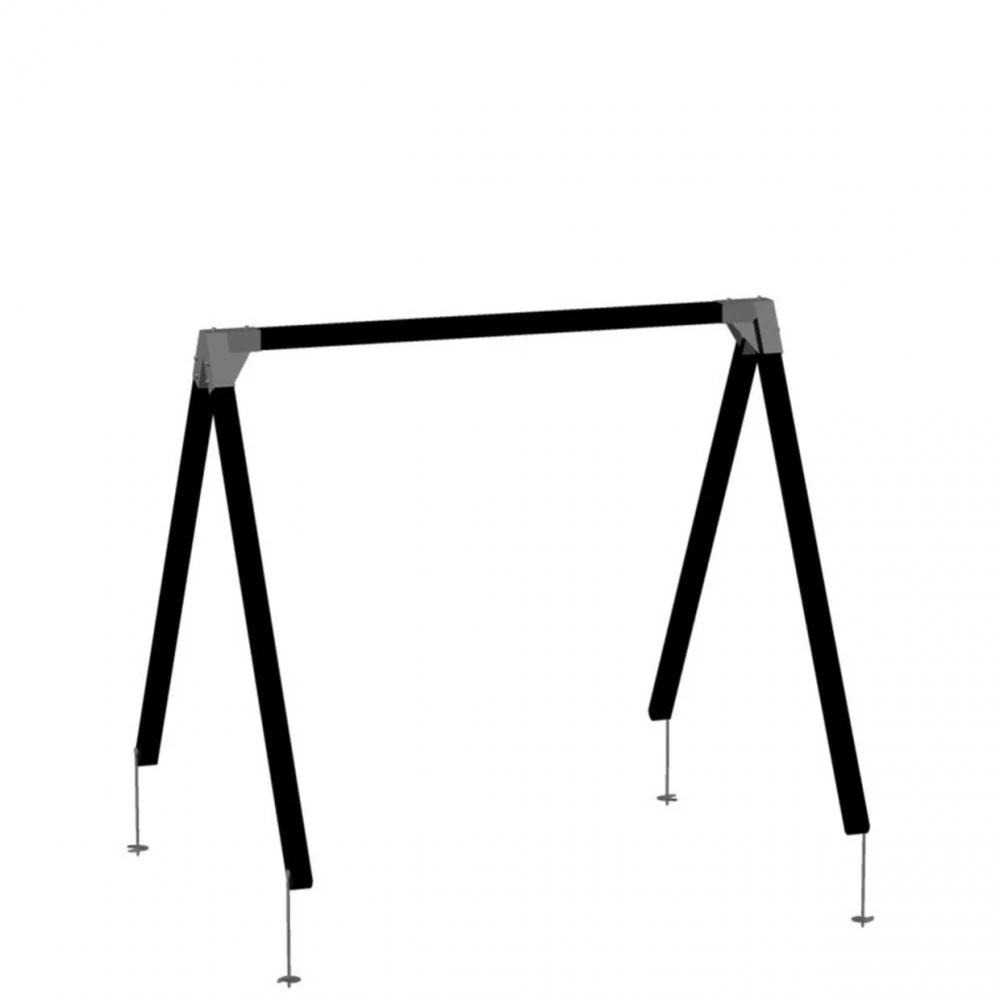 Plus A/S Plus Gyngestativ Ekskl. Gynger Og Karabinhager - Sortgrundet 18519-15 3 Plus A/S Plus Gyngestativ Ekskl. Gynger Og Karabinhager - Sortgrundet 18519-15 - Billede 3