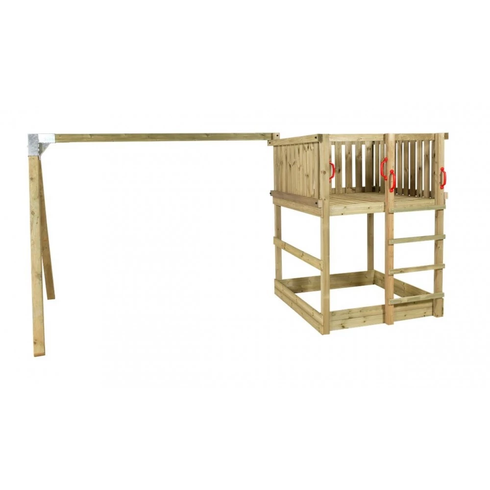 Plus A/S Plus Play Legetårn Trykimprægneret Inkl. Gyngestativ 185282-1 1 Plus A/S Plus Play Legetårn Trykimprægneret Inkl. Gyngestativ 185282-1