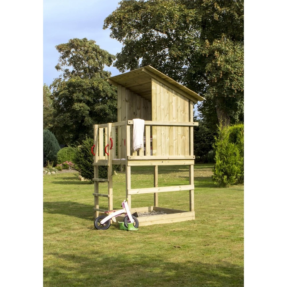 Plus A/S Plus Play Legetårn M/skråt Tag Trykimprægneret 18528-1 1 Plus A/S Plus Play Legetårn M/skråt Tag Trykimprægneret 18528-1